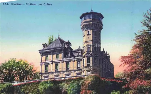 AK / Ansichtskarte Clarens  Montreux VD Chateau des Cretes