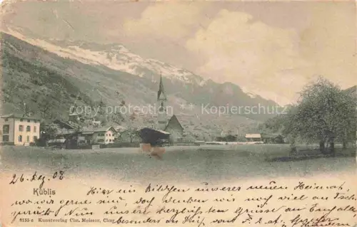 AK / Ansichtskarte Kueblis Praettigau-Davos GR Panorama