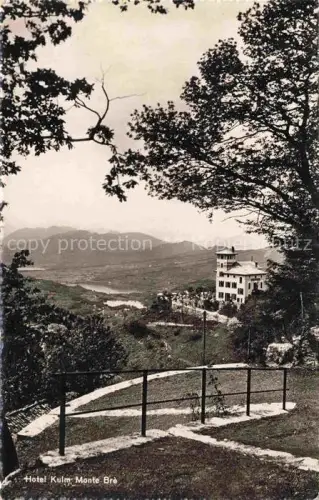 AK / Ansichtskarte Monte-Bre Lugano TI Hotel Kulm