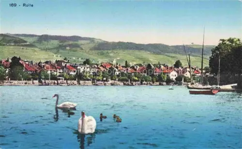 AK / Ansichtskarte ROLLE  Lac Leman VD Panorama