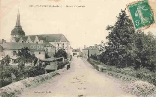 AK / Ansichtskarte Pannece ANCENIS 44 Loire-Atlantique Route d'Ancenis