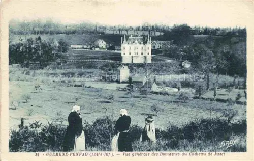 AK / Ansichtskarte Guemene-Penfao Chateaubriant 44 Loire-Atlantique Vue générale des Domaines du Château de Juzet