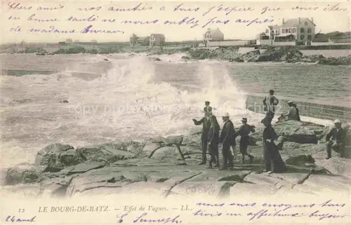 AK / Ansichtskarte Le Bourg-de-Batz Le Morlaix 29 Finistere Effet de vagues