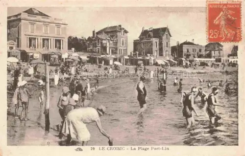 AK / Ansichtskarte Le Croisic Saint-Nazaire 44 Loire-Atlantique La Plage Port-Lin