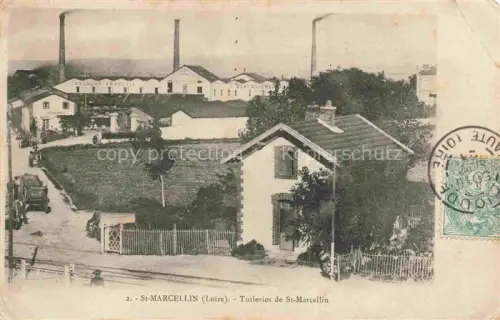 AK / Ansichtskarte Saint-Marcellin-en-Forez Tuileries de Saint Marcellin