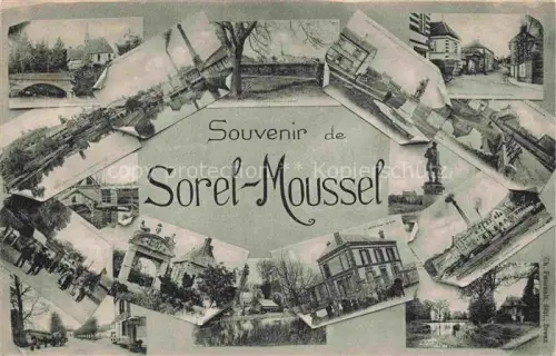 AK / Ansichtskarte Sorel-Moussel 28 Eure-et-Loir Souvenir de la ville