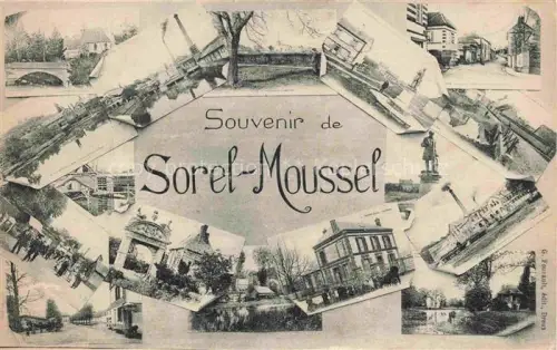 AK / Ansichtskarte Sorel-Moussel 28 Eure-et-Loir Souvenir de la ville
