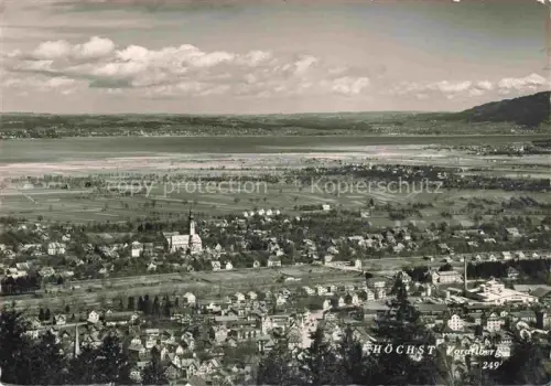 AK / Ansichtskarte Hoechst Bodensee Vorarlberg AT Panorama