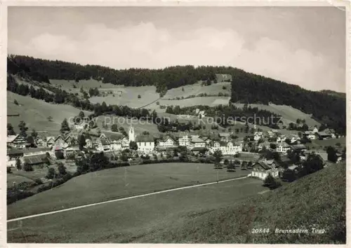 AK / Ansichtskarte Brunnadern SG Panorama