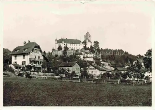 AK / Ansichtskarte Lucens Lobsingen MOUDON VD Ansicht mit Schloss