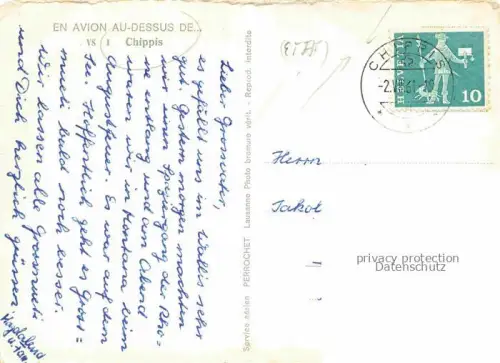 AK / Ansichtskarte Chippis SIERRE VS Vue aérienne
