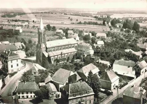 AK / Ansichtskarte Rougemont-le-Chateau 90 Belfort Le centre vue aérienne
