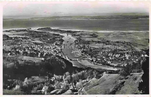 AK / Ansichtskarte Walzenhausen Appenzell AR Blick von der Kurhausterrasse auf Rheineck und Bodensee