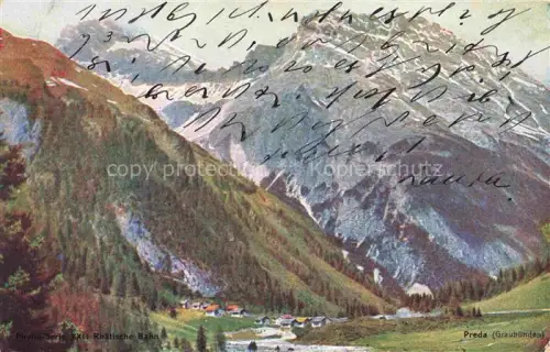 AK / Ansichtskarte Preda GR Panorama