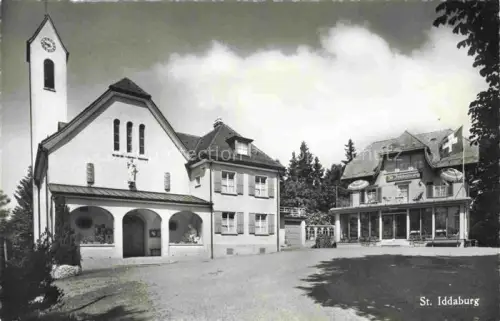 AK / Ansichtskarte St Iddaburg Gaehwil SG Ortspartie mit Kirche
