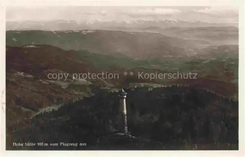 AK / Ansichtskarte Hohe Moehr Schopfheim Fliegeraufnahme