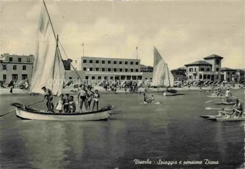 AK / Ansichtskarte Viserba Rimini IT Spiaggia e pensione Diana