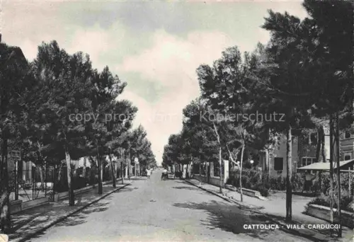 AK / Ansichtskarte CATTOLICA  Provincia Rimini IT Viale Carducci