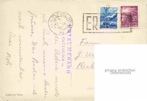 AK / Ansichtskarte CATTOLICA  Provincia Rimini IT Viale Carducci