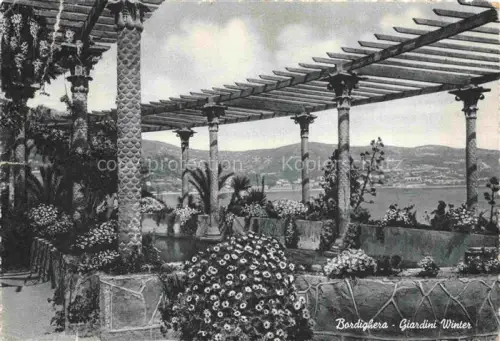 AK / Ansichtskarte BORDIGHERA Liguria IT Giardini Winter