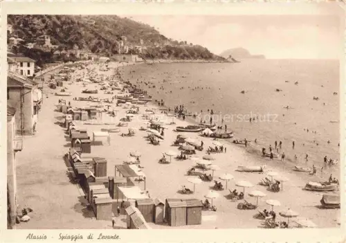 AK / Ansichtskarte ALAssIO Savona Liguria IT Spiaggia di Levante