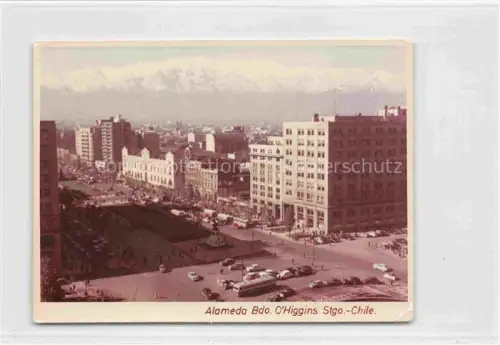 AK / Ansichtskarte SANTIAGO  de Chile Alameda Bdo. O'Higgins