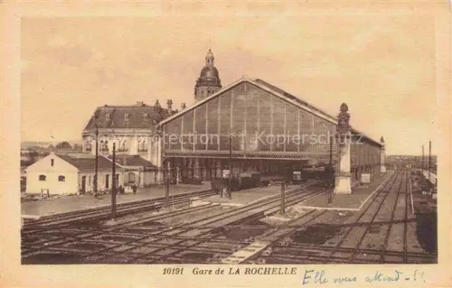 AK / Ansichtskarte LA ROCHELLE 17 Charente-Maritime La gare Bahnhof