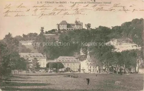 AK / Ansichtskarte Uriage-les-Bains GRENOBLE 38 Isere Vue générale de l'Etablissement thermal