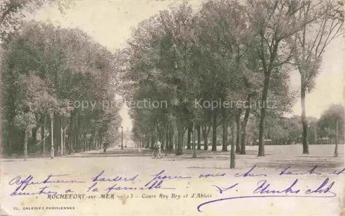 AK / Ansichtskarte ROCHEFORT  -SUR-MER 17 Charente-Maritime Cours Roy Bry et d'Ablois