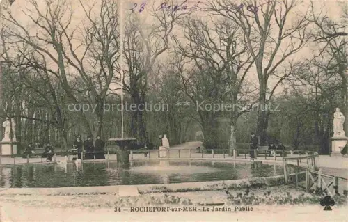 AK / Ansichtskarte Rochefort sur Mer 17 Charente-Maritime Jardin Public
