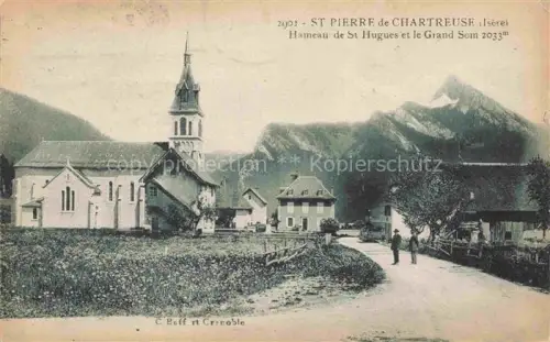 AK / Ansichtskarte St-Pierre-de-Chartreuse Saint-Pierre-de-Chartreuse 38 Isere Hameau de St. Hugues et le Grand Som