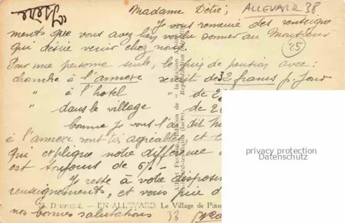 AK / Ansichtskarte Allevard-les-Bains GRENOBLE 38 Isere Vue générale