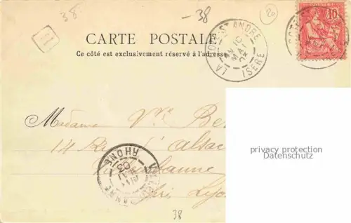 AK / Ansichtskarte La Cote-Saint-Andre VIENNE 38 Isere Vue générale
