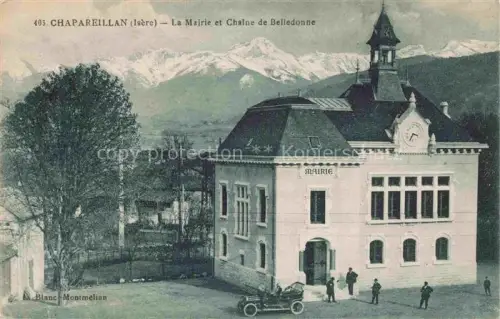 AK / Ansichtskarte Chapareillan La Mairie et Chaîne de Belledonne