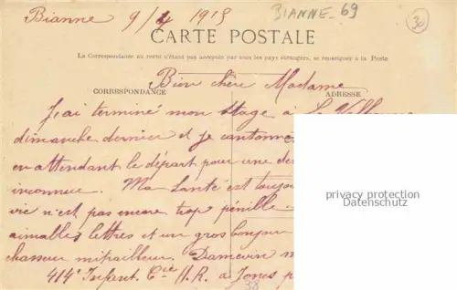 AK / Ansichtskarte Bianne Jons LYON 69 Rhone Vue générale