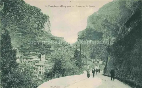 AK / Ansichtskarte Pont-en-Royans GRENOBLE 38 Isere Quartier du Merle