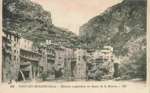 AK / Ansichtskarte Pont-en-Royans GRENOBLE 38 Isere Maisons suspendues au dessus de la Bourne