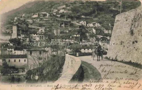 AK / Ansichtskarte Pont-en-Royans GRENOBLE 38 Isere Route pour les Grands Goulets