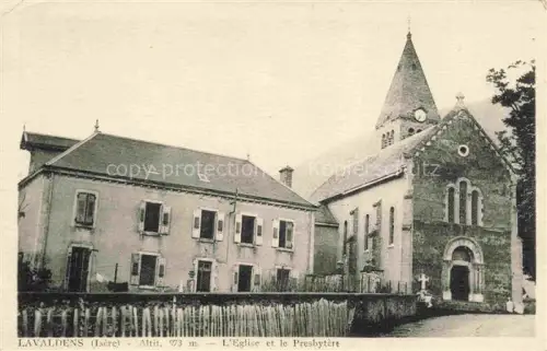 AK / Ansichtskarte Lavaldens GRENOBLE 38 Isere Eglise et le Presbytère