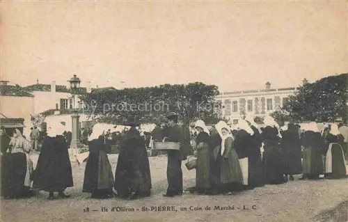 AK / Ansichtskarte St Pierre  d Oleron 17 Charente-Maritime Un coin du marché