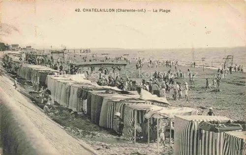 AK / Ansichtskarte CHATELAILLON-Plage 17 Charente-Maritime Vue générale et la plage