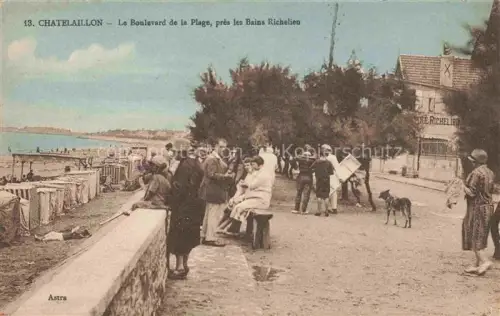 AK / Ansichtskarte CHATELAILLON-Plage 17 Charente-Maritime Boulevard de la Plage près les Bains Richelieu