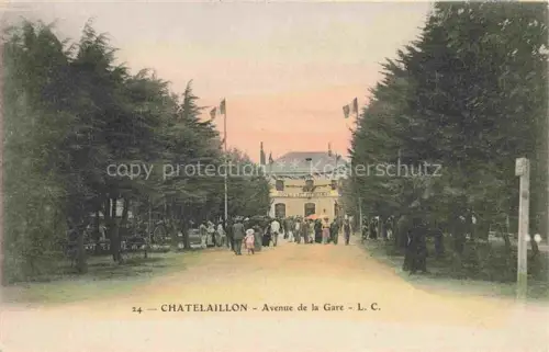 AK / Ansichtskarte CHATELAILLON-Plage 17 Charente-Maritime Avenue de la Gare