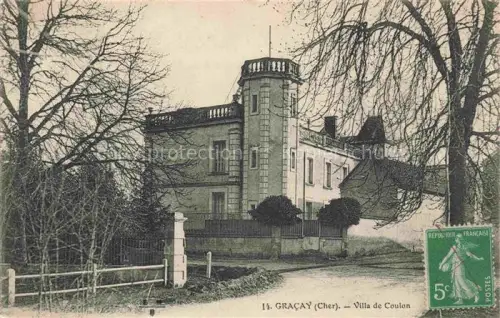 AK / Ansichtskarte Gracay VIERZON 18 Cher Villa de Coulon