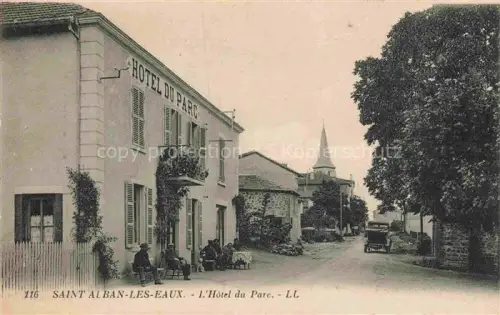 AK / Ansichtskarte Saint-Alban-les-Eaux ROANNE 42 Loire Hôtel du Parc