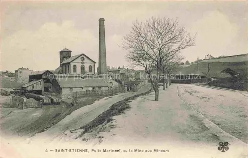AK / Ansichtskarte SAINT-ETIENNE  ST-ETIENNE 42 Loire Puits Marinoni Mine aux Mineurs