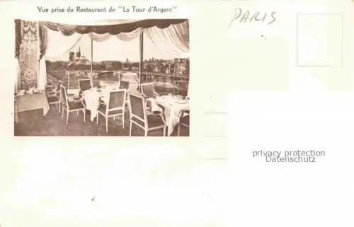 AK / Ansichtskarte PARIS 75 Restaurant de la Tour d'Argent Frédéric le plus ancien restaurant de Paris 1582