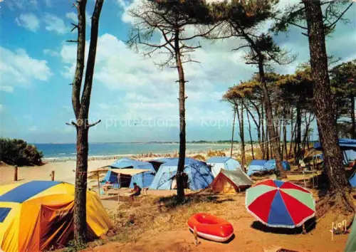 AK / Ansichtskarte La Tamarissiere AGDE Beziers 34 Herault Le Camping et la Plage