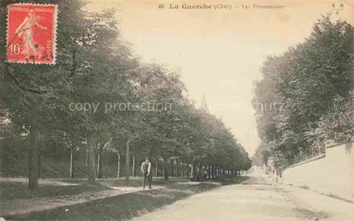 AK / Ansichtskarte La Guerche-sur-l Aubois 18 Cher Les promenades