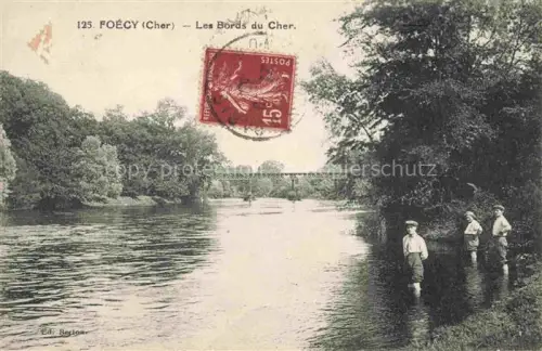 AK / Ansichtskarte Foecy Vierzon 18 Cher Les bords du Cher